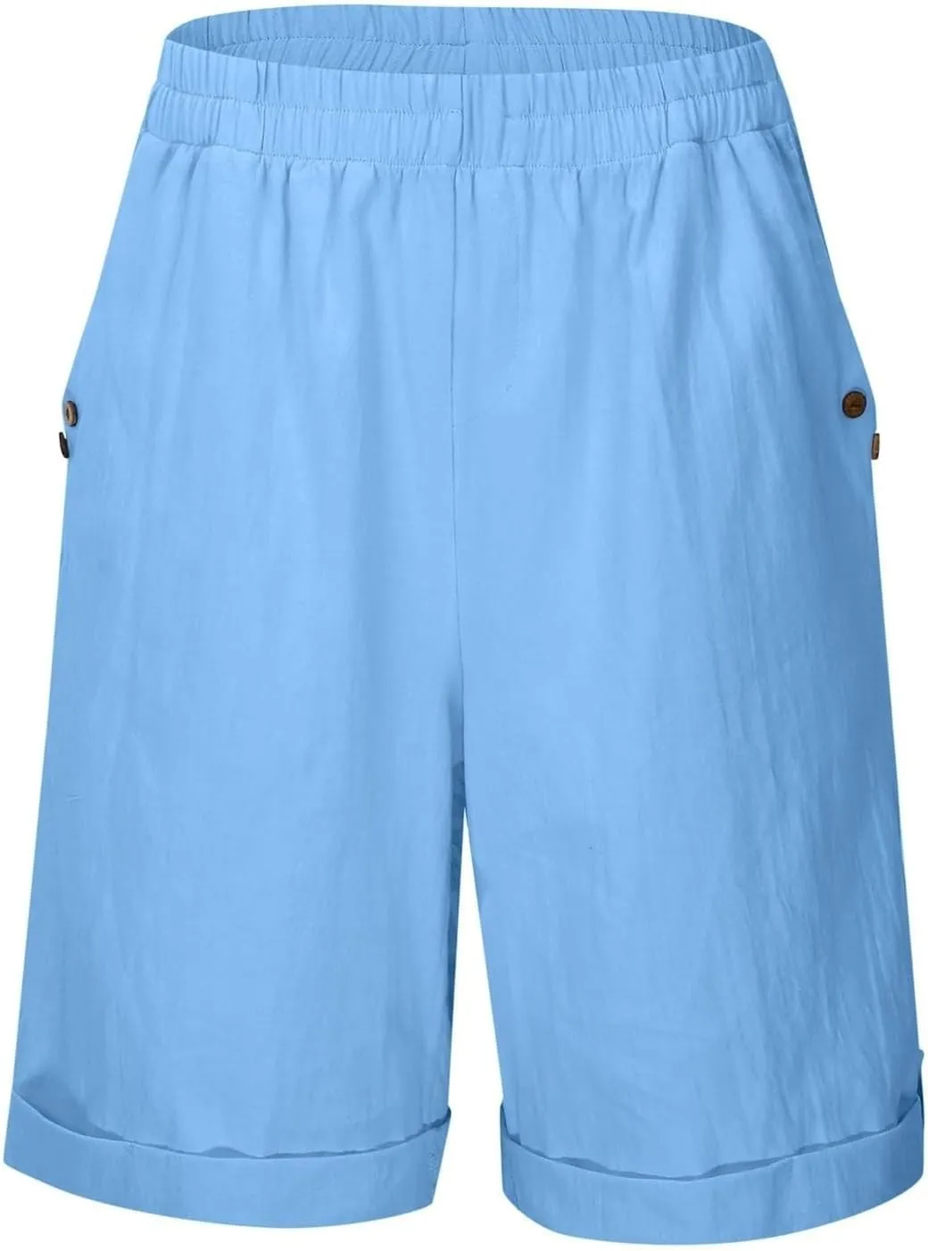 Womens Casual Shorts High Waist Pants Straight Leg Sports Casual Loose Shorts Womens Bicycling Shorts 2025