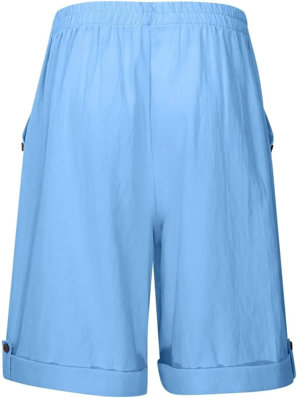 Womens Casual Shorts High Waist Pants Straight Leg Sports Casual Loose Shorts Womens Bicycling Shorts 2025