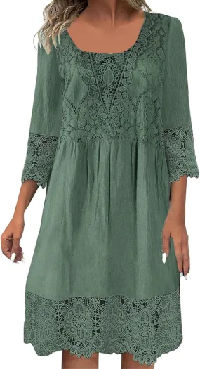 Womens Colorful Boho Floral Maxi Dress Casual Loose Summer Beach Vacation Flowy Dresses