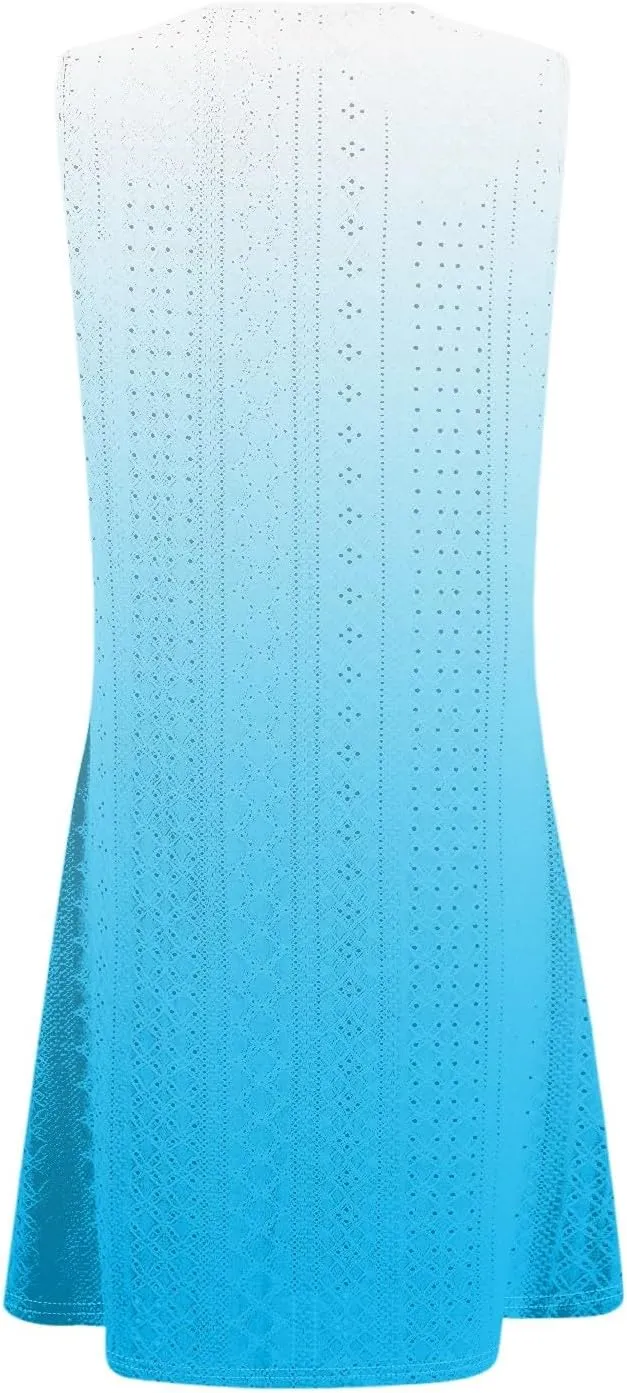 Womens Dresses for Women 2025 Fashion Spring Sleeveless Pockets Sundress Casual Summer