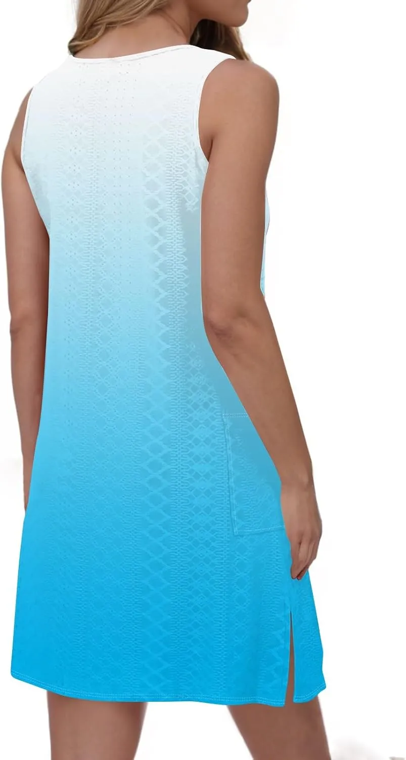 Womens Dresses for Women 2025 Fashion Spring Sleeveless Pockets Sundress Casual Summer