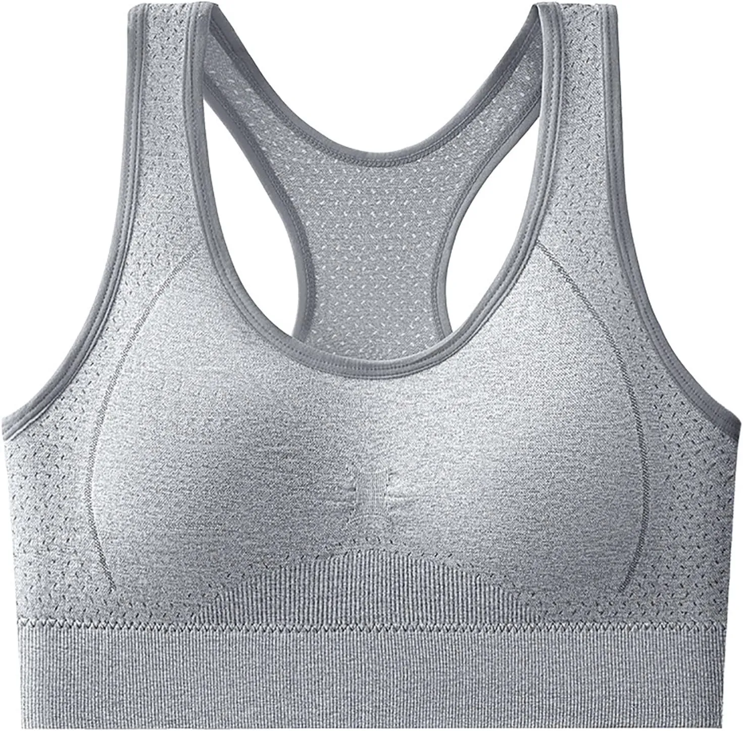 Womens High Impact Sports Bras Racerback Running Bra Workout Crop Tank Tops Longline Sports Bra Push up Yoga Bras