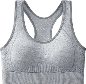 Womens High Impact Sports Bras Racerback Running Bra Workout Crop Tank Tops Longline Sports Bra Push up Yoga Bras