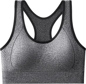 Womens High Impact Sports Bras Racerback Running Bra Workout Crop Tank Tops Longline Sports Bra Push up Yoga Bras