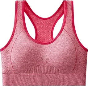 Womens High Impact Sports Bras Racerback Running Bra Workout Crop Tank Tops Longline Sports Bra Push up Yoga Bras