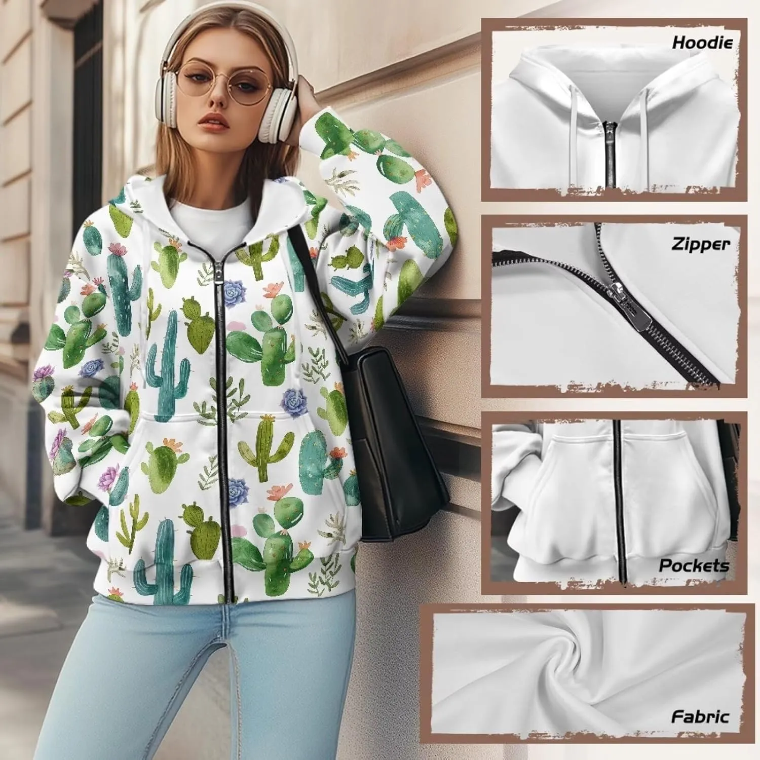Womens Oversized Hoodies Zip Up Loose Sports Sweatshirt Coat with Pocket Lightweight Plus Size Hoodies Jackets