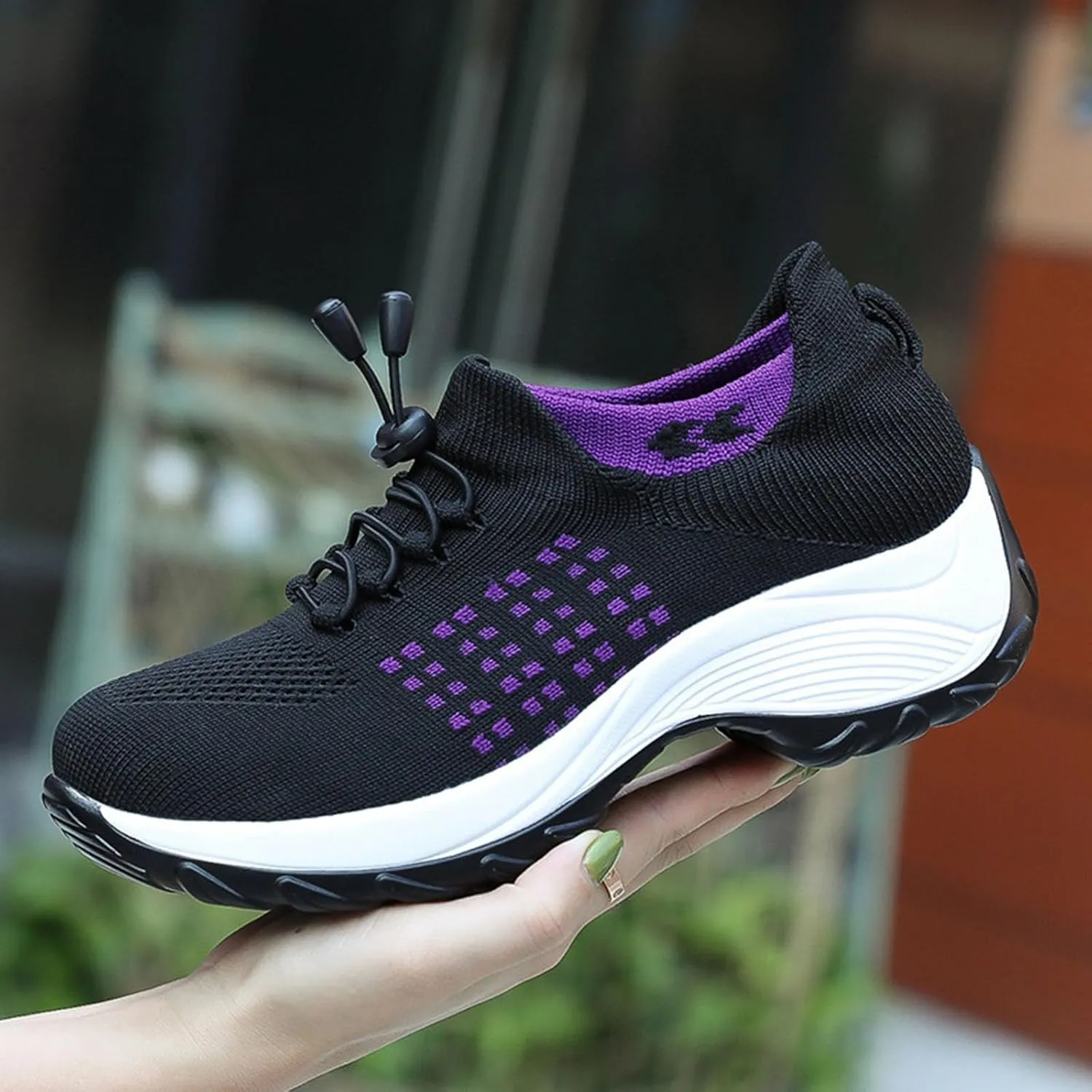Womens Running Shoes Lightweight Tennis Shoes Slip On Walking Sneakers Non Slip Athletic Shoes Comfortable Walking Shoes