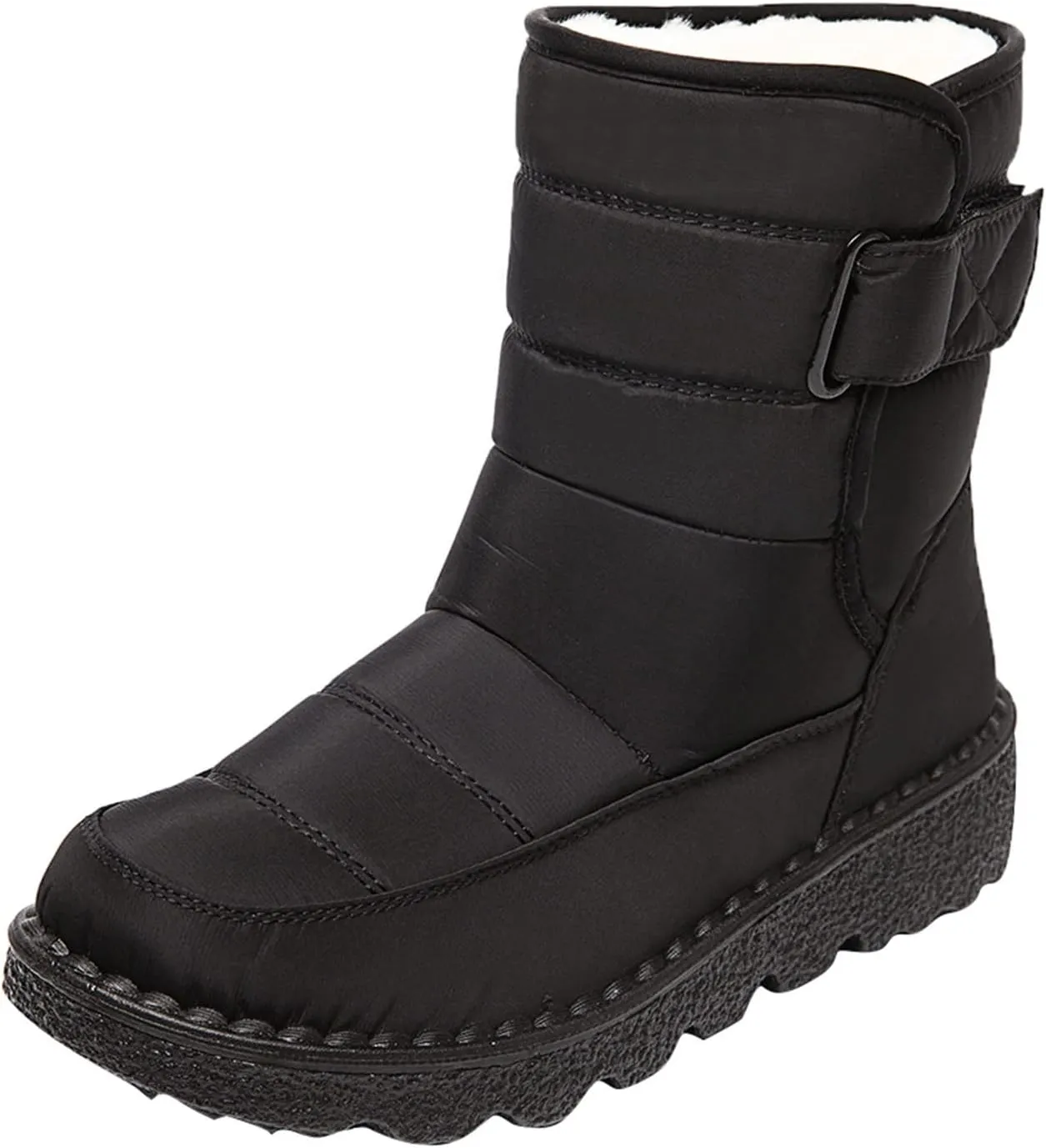 Womens Waterproof Winter Boots 10w Wide Calf Women's Winter Boots Waterproof Sexy Womens Wide Calf Pull on Snow Boots Womens Waterproof Boots Size 11 Womens Warm Winter Boots Wide Width