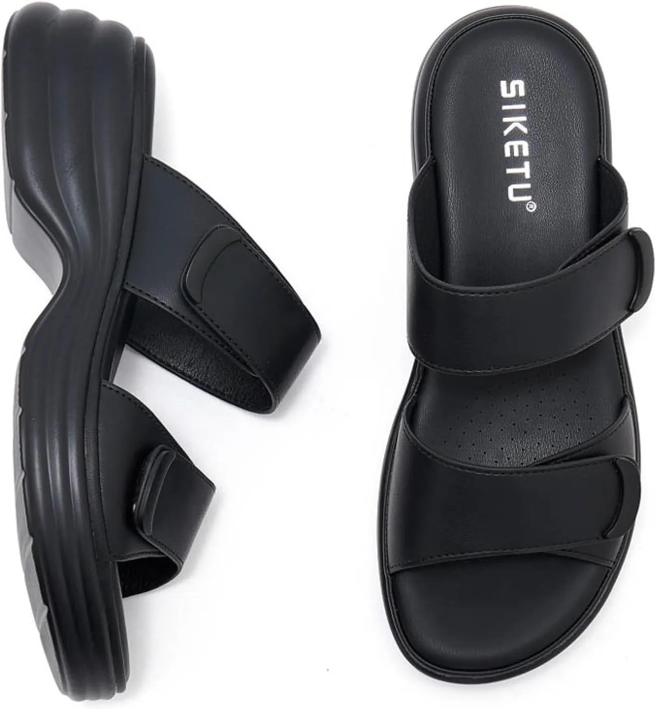 Women's Wedges Platform Sandals Casual Summer Beach Shoes Womens Flat Sandals