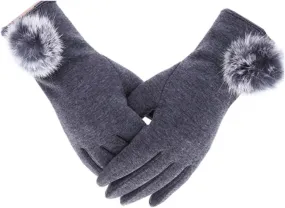 YEKEYI Womens Touch Screen Gloves Winter Warm Outdoor Cycling Gloves Texting Mittens
