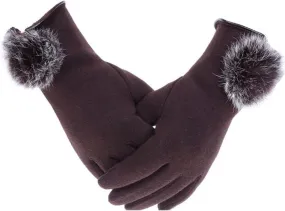 YEKEYI Womens Touch Screen Gloves Winter Warm Outdoor Cycling Gloves Texting Mittens