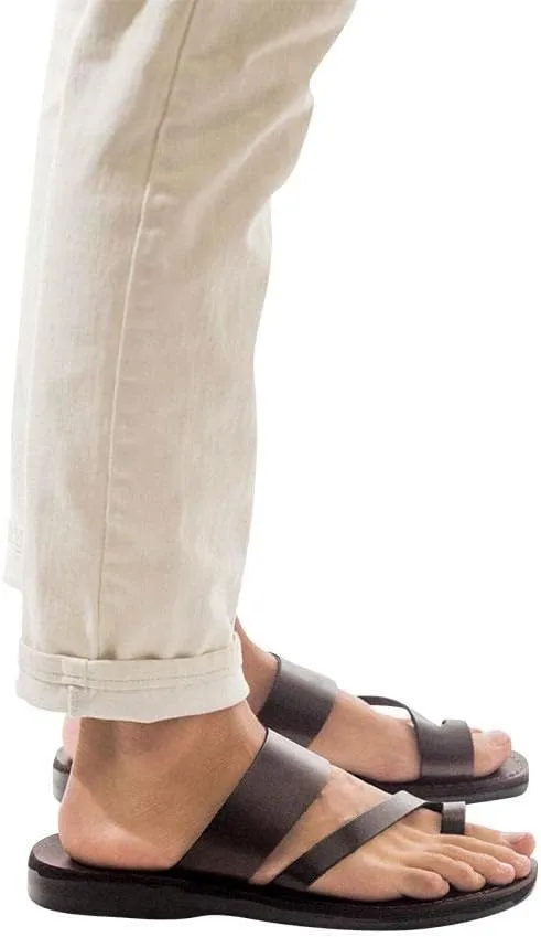 Zohar - Leather Toe Ring Sandal - Mens Sandals