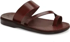Zohar - Leather Toe Ring Sandal - Mens Sandals