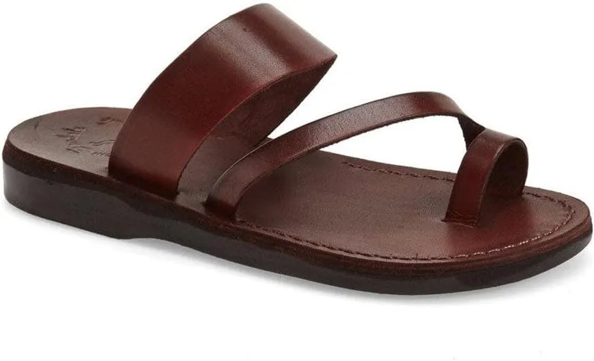 Zohar - Leather Toe Ring Sandal - Mens Sandals